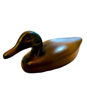 Vintage Carved Wood Duck Decoy